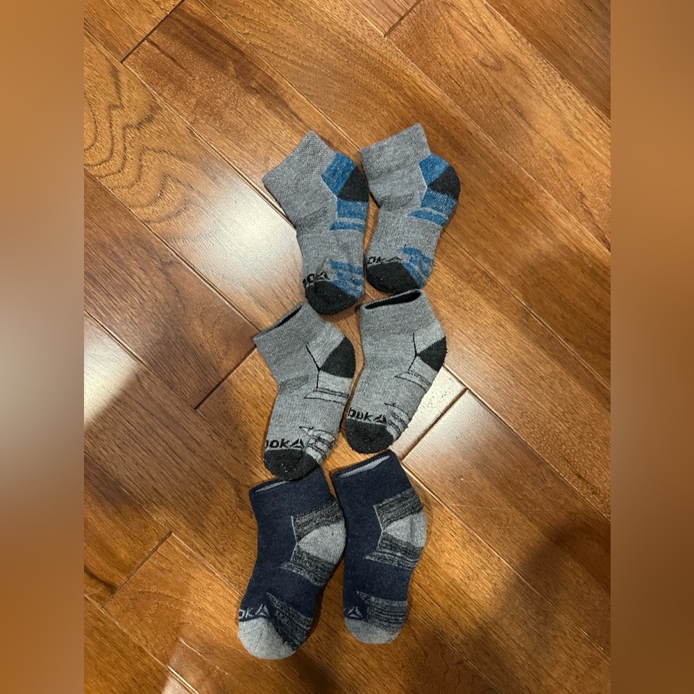 Set of 3 Boys’ 1-2 Year Old Reebok Performance Socks
